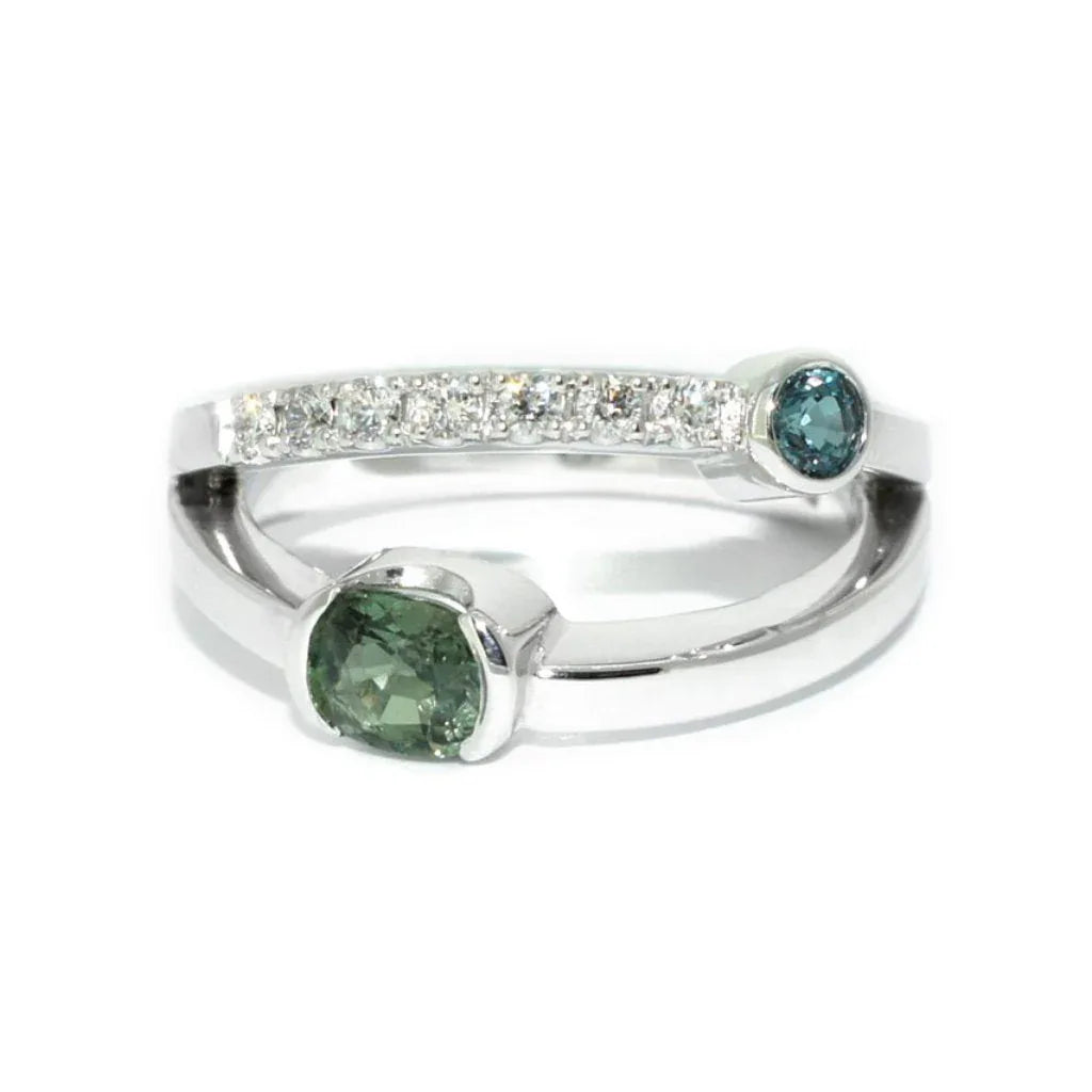 Unity | Alexandrite diamond engagement ring - Lizunova Fine Jewels