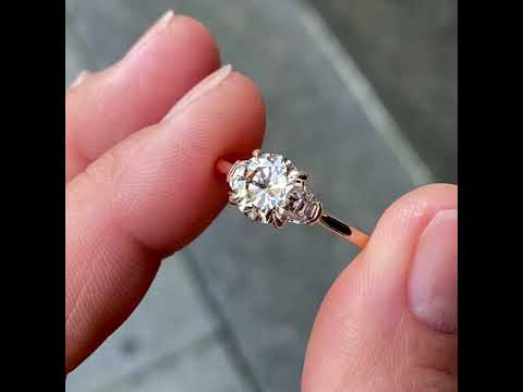 Bec natural champagne diamond engagement ring, by Sydney jeweller Lizunova Fine Jewels