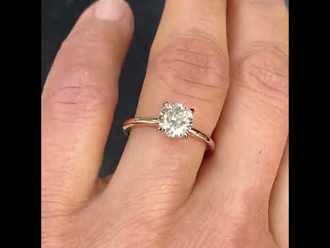 Billie lab grown diamond engagement ring, Sydney jeweller Lizunova Fine Jewels