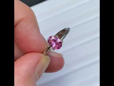 0.94ct oval pink sapphire, Sydney jeweller Lizunova Fine Jewels