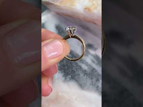 Bespoke antique European old mine diamond engagement ring, Sydney jeweller Lizunova Fine Jewels