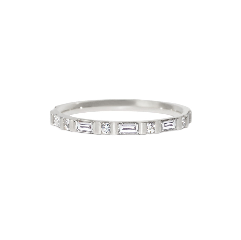 Anna-baguette-round-diamond-wedding-white-rose-gold-Lizunova-Fine-Jewels-Sydney-NSW-Australia