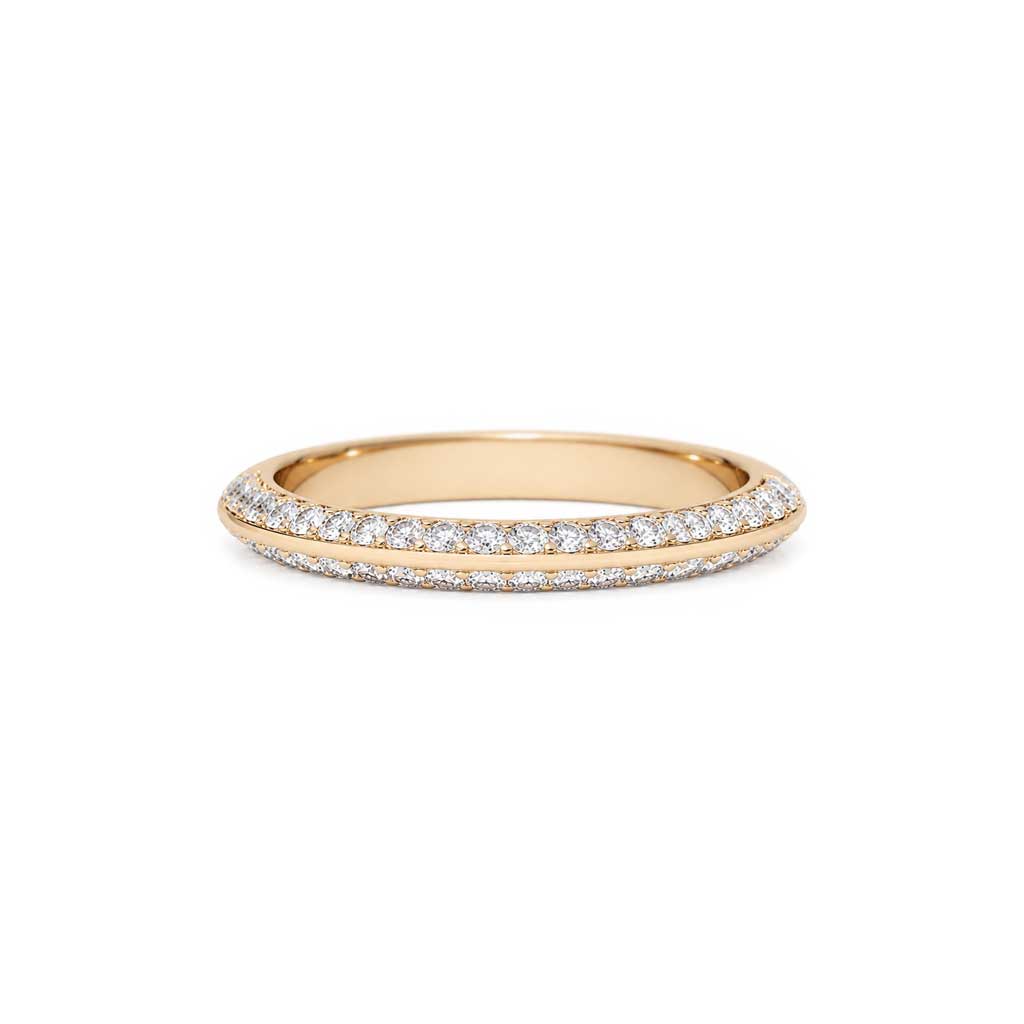 Ballets Russes | Knife edge diamond wedding ring