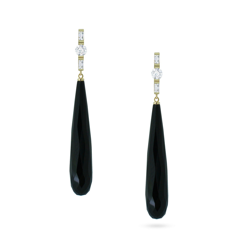 Brooklyn-bespoke-diamond-onyx-YG-earrings-Lizunova-Fine-Jewels-Sydney-jeweller-NSW-Australia