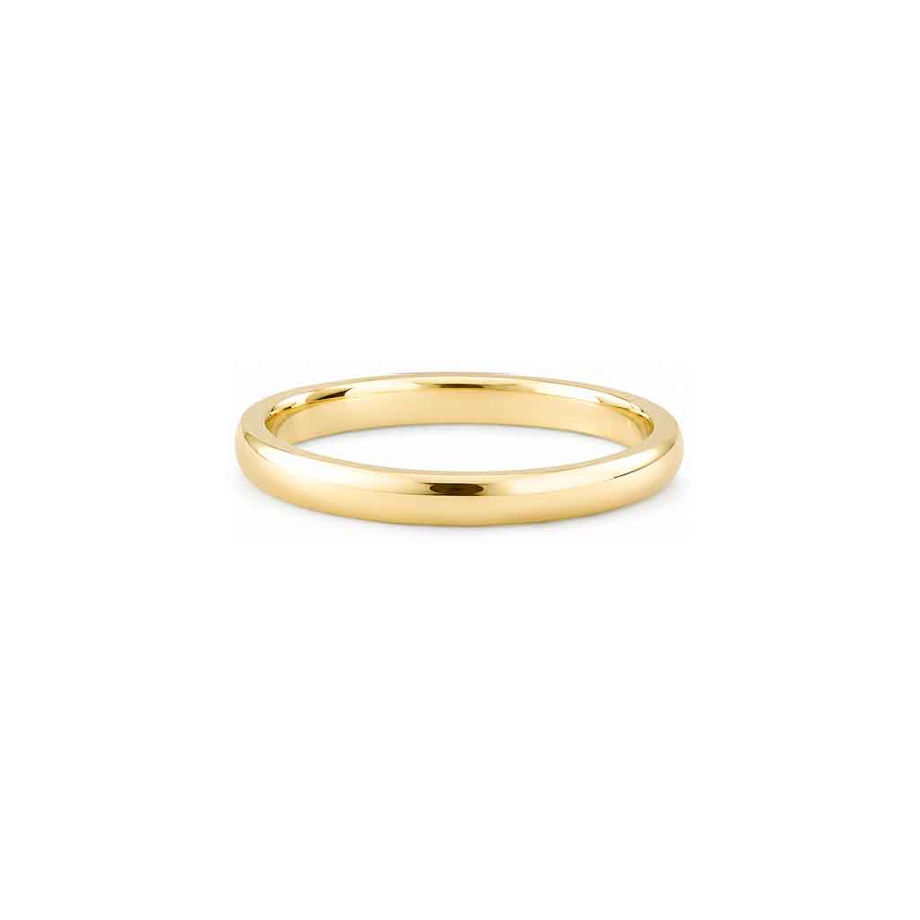 Edith - Round profile wedding ring - Lizunova Fine Jewels