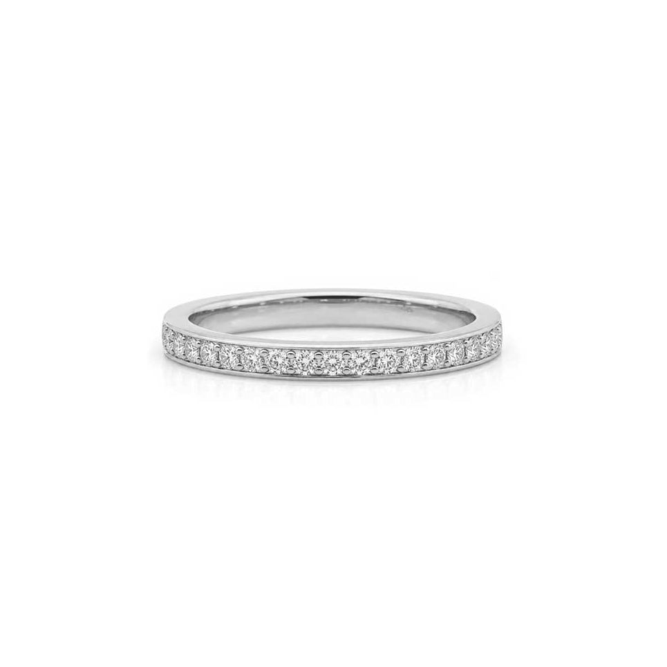 Edith-square-profile-diamond-pave-wedding-band-white-gold-Sydney-jeweller-Lizunova