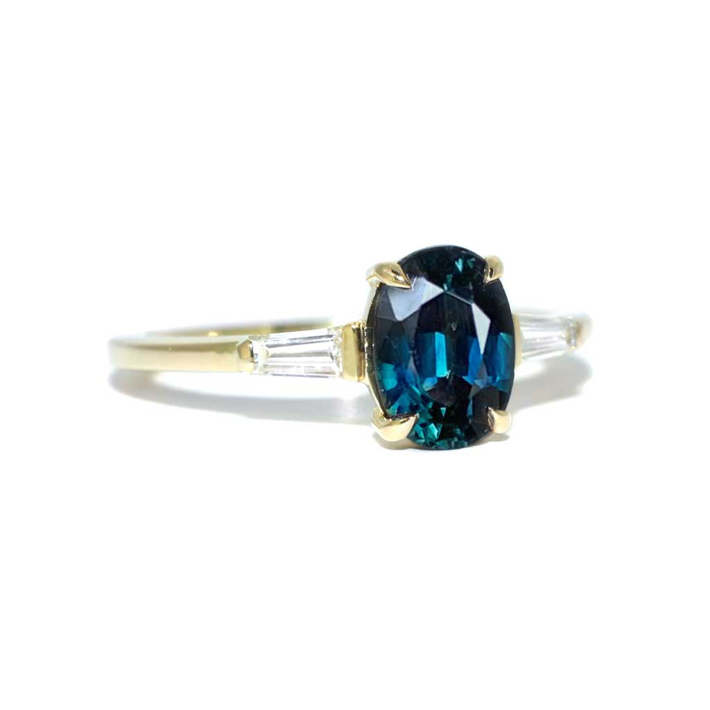 Grace-oval-sapphire-diamond-yellow-gold-engagement-ring-1-Lizunova-Fine-Jewels-Sydney-NSW-Australia