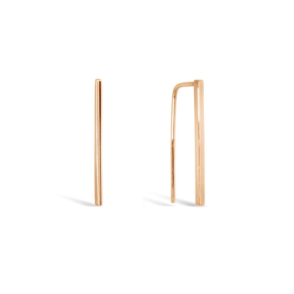 Line-short-geometric-earrings-rose-gold-contemporary-Lizunova-Fine-Jewels-Sydney-NSW-Australia