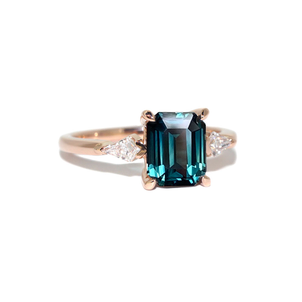 Maddie-teal-sapphire-diamond-kite-rose-gold-engagement-ring-2-Lizunova-Fine-Jewels-Sydney-NSW-Australia