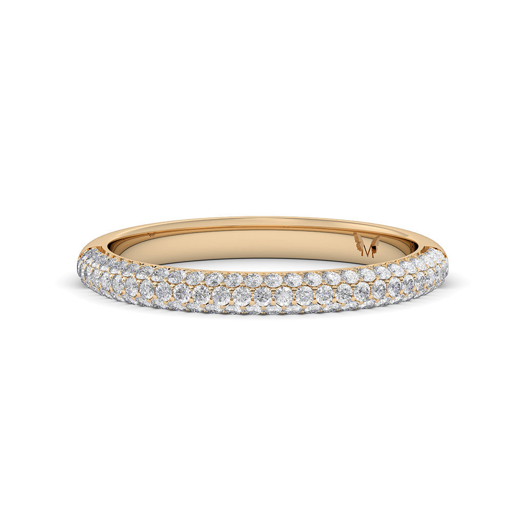 Nadia-custom-made-triple-row-diamond-wedding-band-yellow-gold-Lizunova-Fine-Jewels-Sydney-NSW-Australia