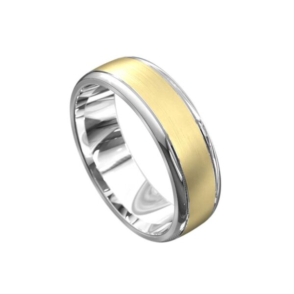 Mens-wedding-ring-white-yellow-white-gold-Lizunova-Fine-Jewels-Sydney-jeweller