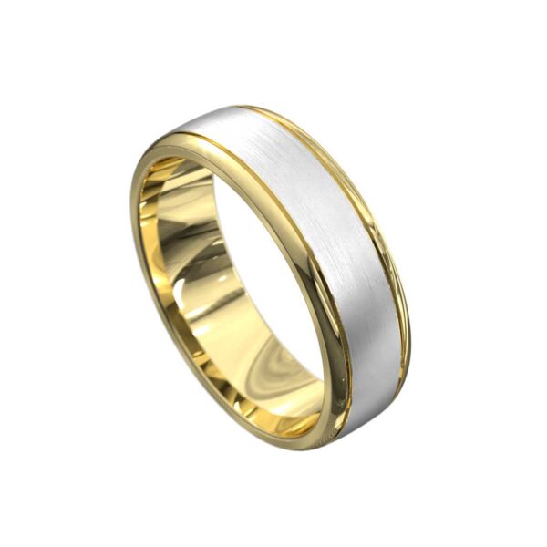 Mens-wedding-ring-yellow-white-yellow-gold-Lizunova-Fine-Jewels-Sydney-jeweller