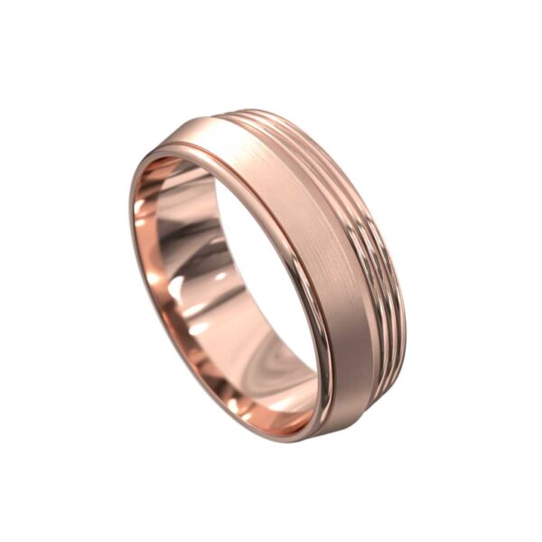 Archie-Mens-wedding-ring-rose-gold-Lizunova-Fine-Jewels-Sydney-jeweller-NSW-Australia
