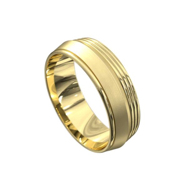 Archie-Mens-wedding-ring-yellow-gold-Lizunova-Fine-Jewels-Sydney-jeweller-NSW-Australia