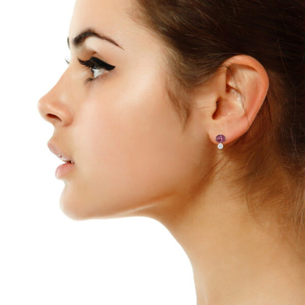 Bellerose-pink-spinel-diamond-stud-earrings-3-Lizunova-Fine-Jewels-jeweller-Sydney-NSW-Australia