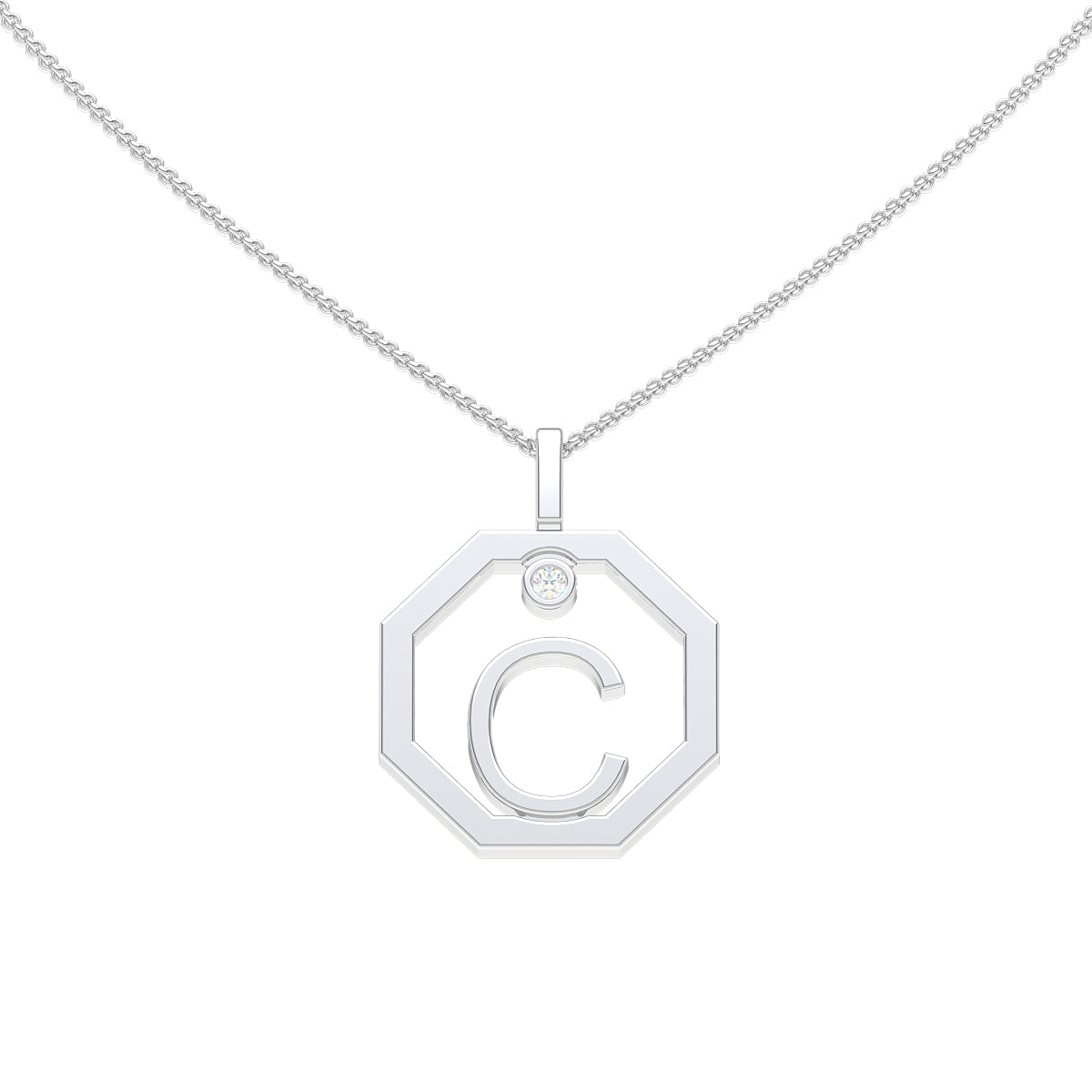 Personalised-Initial-C-diamond-white-gold-pendant-by-Sydney-jewellers-Lizunova