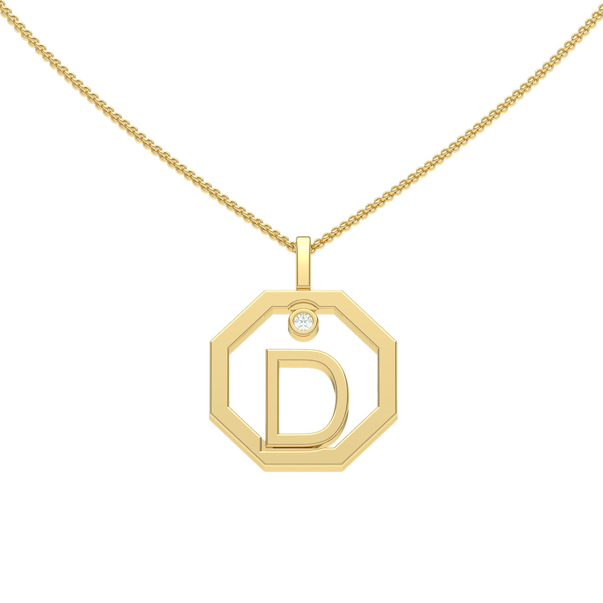 Personalised-Initial-D-diamond-yellow-gold-pendant-by-Sydney-jewellers-Lizunova