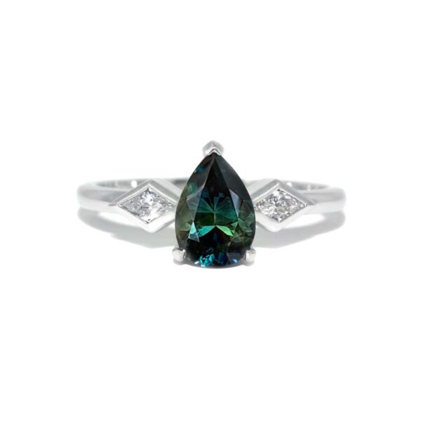 Edie-pear-parti-sapphire-kite-diamond-engagement-ring-Lizunova-Fine-Jewels-Sydney-NSW-Australia