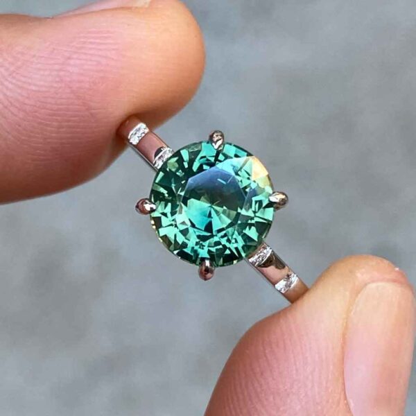 Ella-green-sapphire-diamond-white-gold-engagement-ring-4-Lizunova-Fine-Jewels-Sydney-NSW-Australia