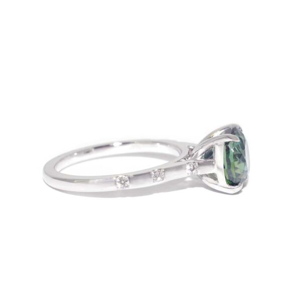 Ella-green-sapphire-diamond-white-gold-engagement-ring-6-Lizunova-Fine-Jewels-Sydney-NSW-Australia