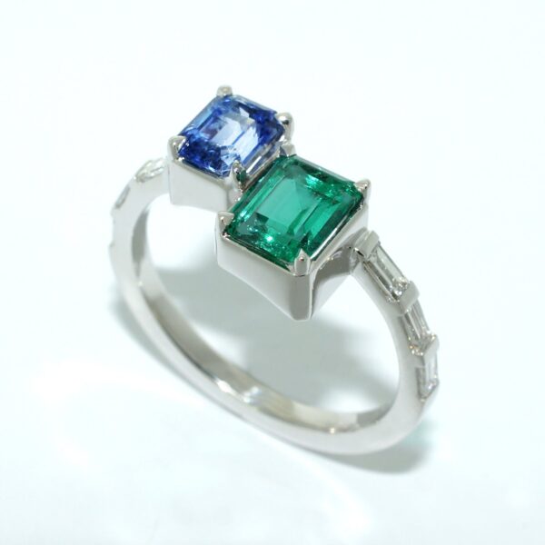 Empire-State-2-bespoke-emerald-sapphire-WG-ring-3-Lizunova-Fine-Jewels-Sydney-NSW-Australia