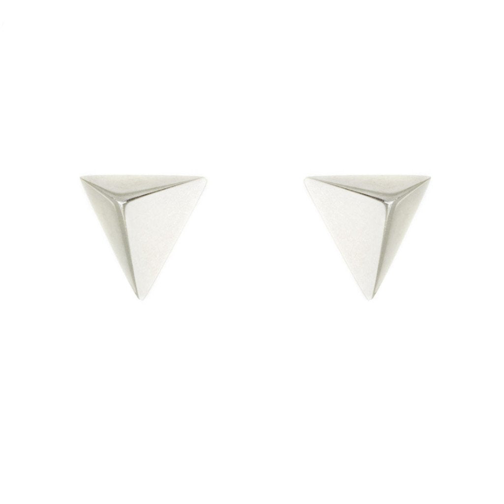 Geometric-small-earrings-pyramid-white-Lizunova-Fine-Jewels-Sydney-NSW-Australia