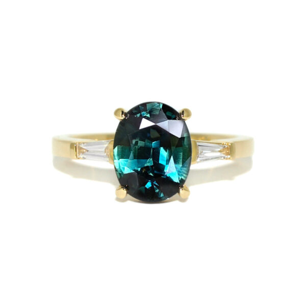 Grace-bespoke-teal-sapphire-diamond-engagement-ring-Lizunova-Fine-Jewels-Sydney-NSW-Australia