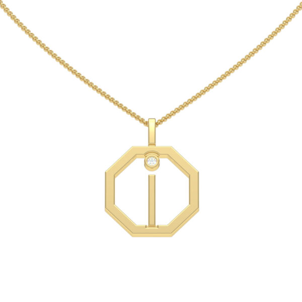 Personalised-Initial-I-diamond-yellow-gold-pendant-by-Sydney-jewellers-Lizunova