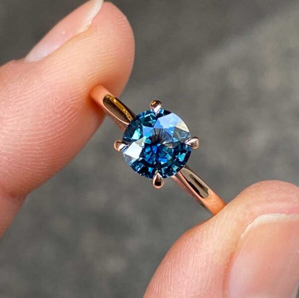 Ina-round-teal-sapphire-rose-gold-engagement-ring-5-Lizunova-Fine-Jewels-Sydney-NSW-Australia