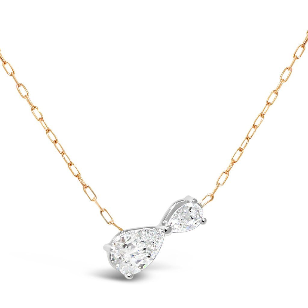 Infinity-Pear-cut-diamond-contemporary-necklaces-Lizunova-Fine-Jewels-Sydney-NSW-Australia