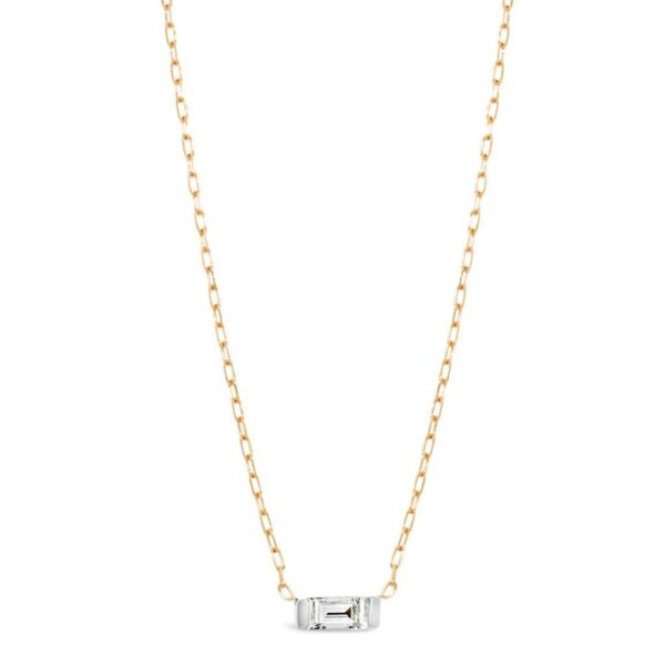 Lali-baguette-diamond-Necklace-rose-gold-white-gold-Lizunova-Fine-Jewels-Sydney-jeweller-NSW-Australia