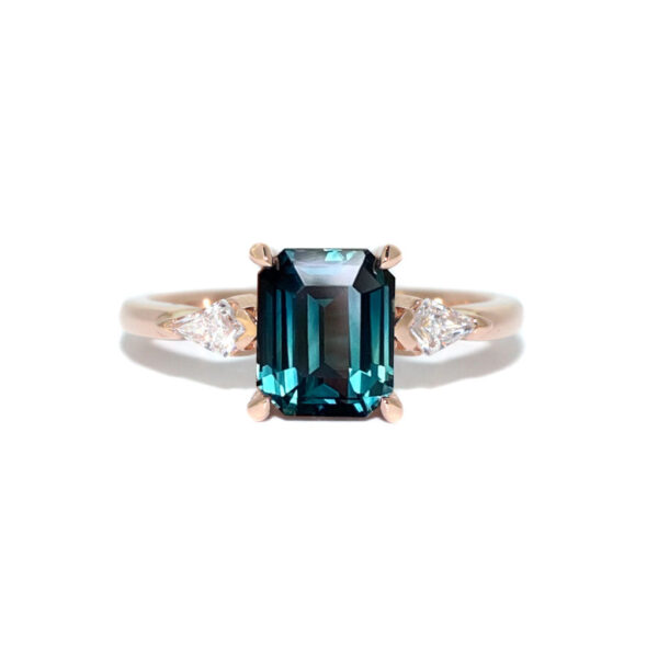 Maddie-teal-sapphire-diamond-kite-rose-gold-engagement-ring-1-Lizunova-Fine-Jewels-Sydney-NSW-Australia
