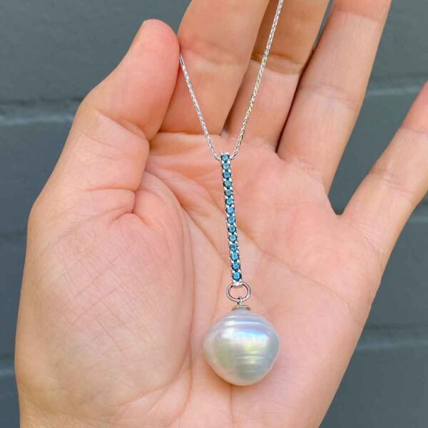 South-sea-pearl-tourmaline-white-gold-necklace-Sydney-jeweller-Lizunova-Fine-Jewels-NSW-Australia