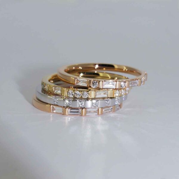 Custom-baguette-diamond-wedding-rings-jeweller-Lizunova-Fine-Jewels-Sydney-NSW-Australia