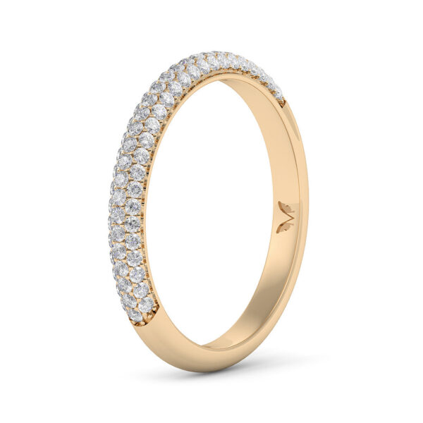 Nadia-custom-made-triple-row-diamond-wedding-band-yellow-gold-Lizunova-Fine-Jewels-Sydney-NSW-Australia