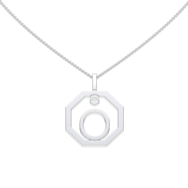 Personalised-Initial-O-diamond-white-gold-pendant-by-Sydney-jewellers-Lizunova