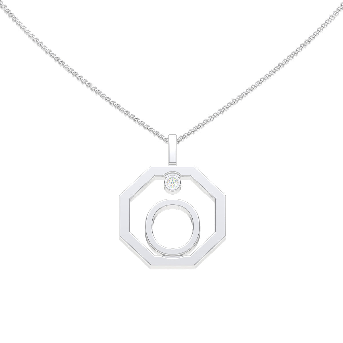 Personalised-Initial-O-diamond-white-gold-pendant-by-Sydney-jewellers-Lizunova