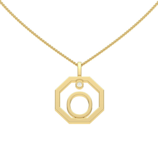 Personalised-Initial-O-diamond-yellow-gold-pendant-by-Sydney-jewellers-Lizunova