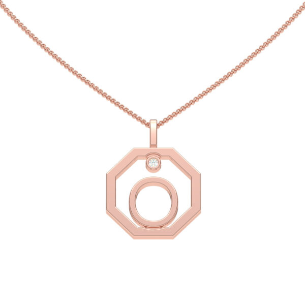 Personalised-Initial-O-diamond-rose-gold-pendant-by-Sydney-jewellers-Lizunova