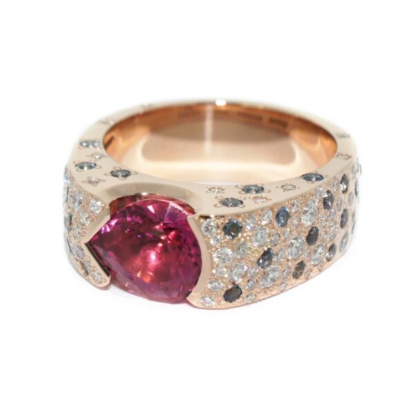 Orchid-rose-gold-pink-tourmaline-diamond-ring-Lizunova-Fine-Jewels-jeweller-Sydney-NSW-Australia