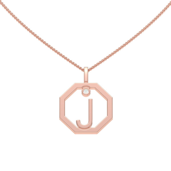 Personalised-Initial-J-diamond-rose-gold-pendant-Lizunova-Fine-Jewels-Sydney-NSW-Australia