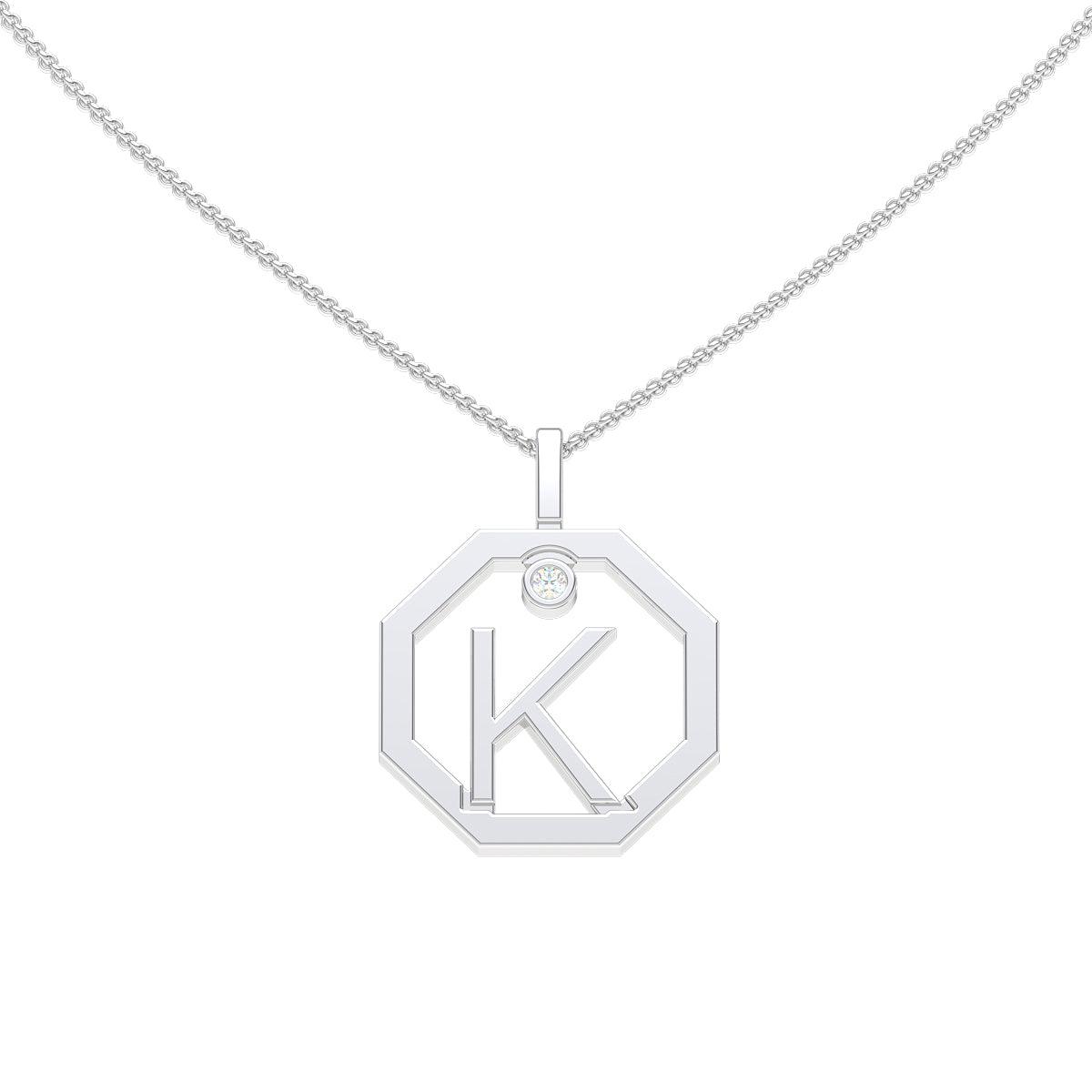 Personalised-Initial-K-diamond-white-gold-pendant-Lizunova-Fine-Jewels-Sydney-NSW-Australia