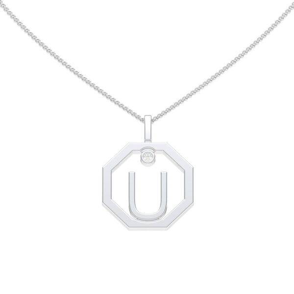 Personalised-Initial-U-diamond-white-gold-pendant-Lizunova-Fine-Jewels-Sydney-NSW-Australia