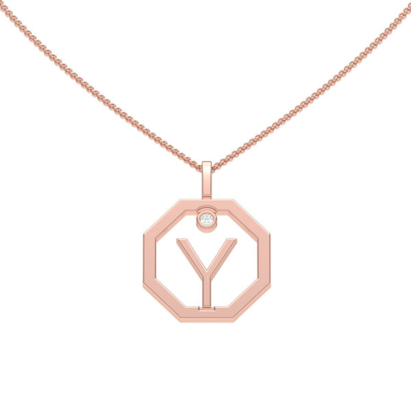Personalised-Initial-Y-diamond-rose-gold-pendant-Lizunova-Fine-Jewels-Sydney-NSW-Australia