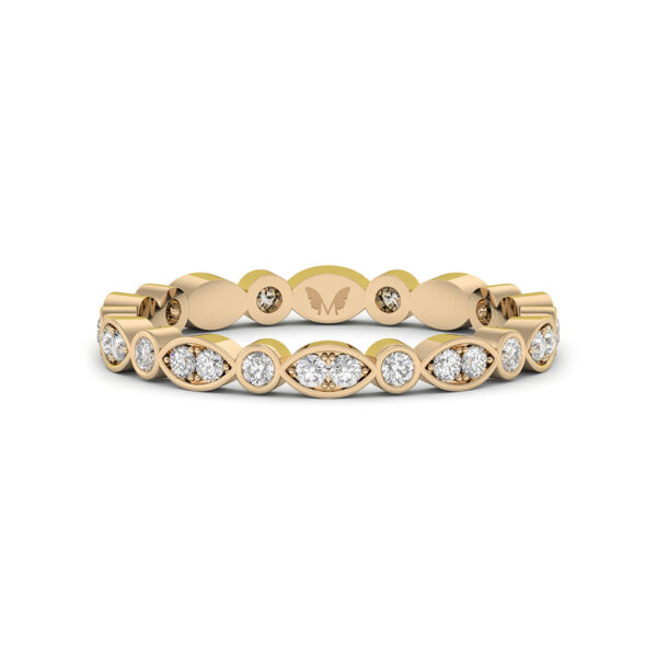 Pia-yellow-gold-round-white-diamond-wedding-ring-Lizunova-Fine-Jewels-jeweller-Sydney-NSW-Australia