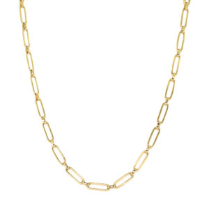 Pippa-paperclip-gold-chain-necklace-Lizunova-Fine-Jewels-jeweller-Sydney-NSW-Australia