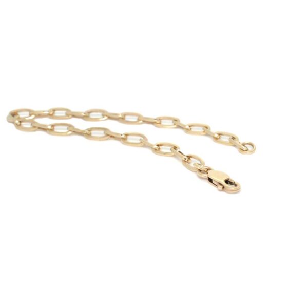 Polly-paperclip-gold-bracelet-3-Lizunova-Fine-Jewels-jeweller-Sydney-NSW-Australia