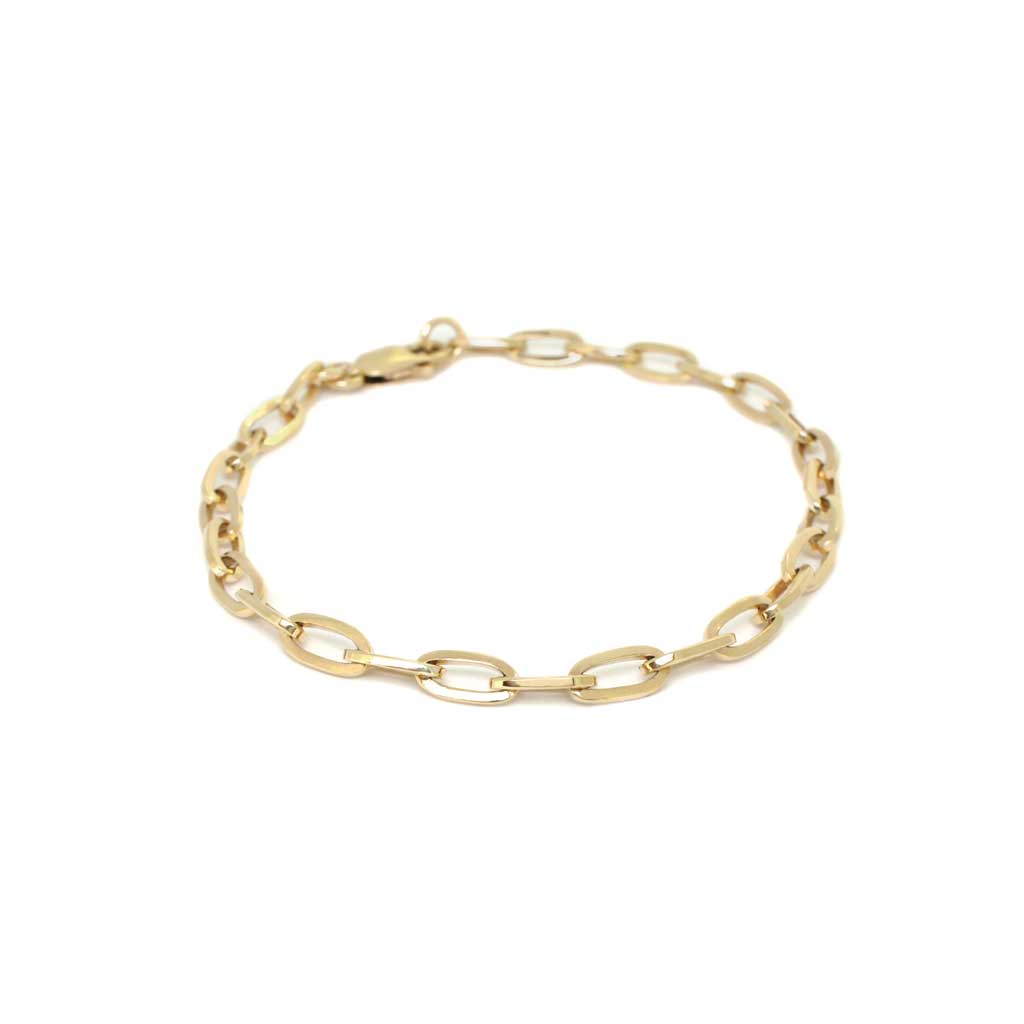 Polly-paperclip-gold-bracelet-Lizunova-Fine-Jewels-jeweller-Sydney-NSW-Australia