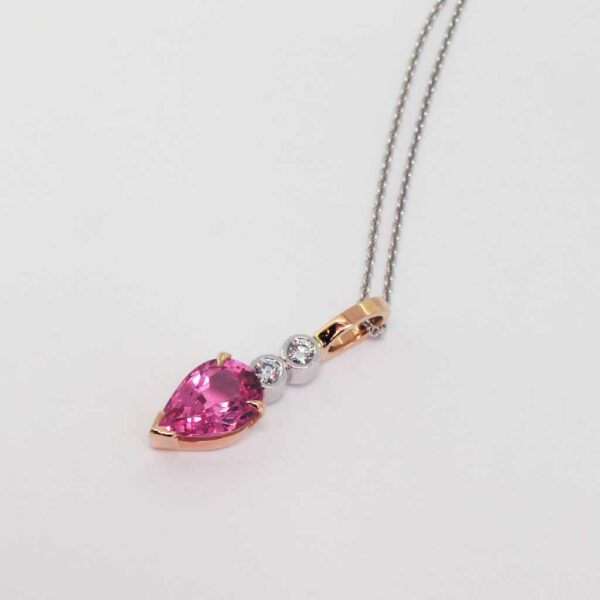 Radiance-Pink-spinel-diamond-pendant-rose-gold-white-gold-by-Lizunova-Fine-Jewels-jeweller-Sydney-NSW-Australia