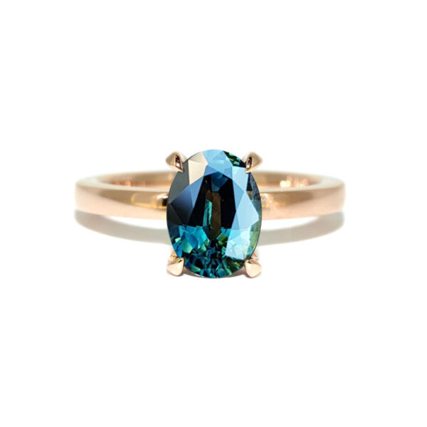 Riga-oval-parti-sapphire-rose-gold-engagement-ring-Lizunova-Fine-Jewels-jeweller-Sydney-NSW-Australia